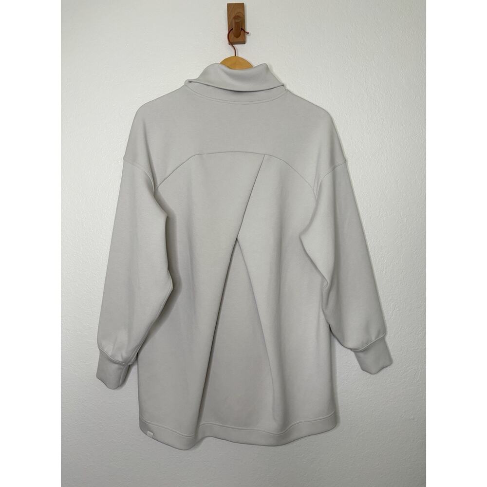 Lululemon Modal Blend Turtleneck Tunic Pullover in Bone Women's Size 6 - Picture 3 of 4